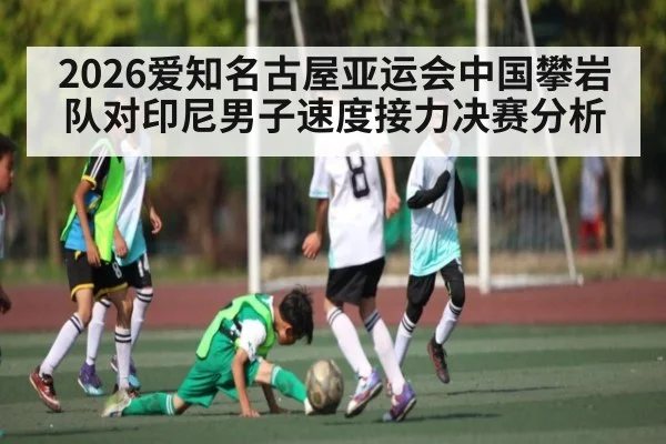 2026爱知名古屋亚运会中国攀岩队对印尼男子速度接力决赛分析